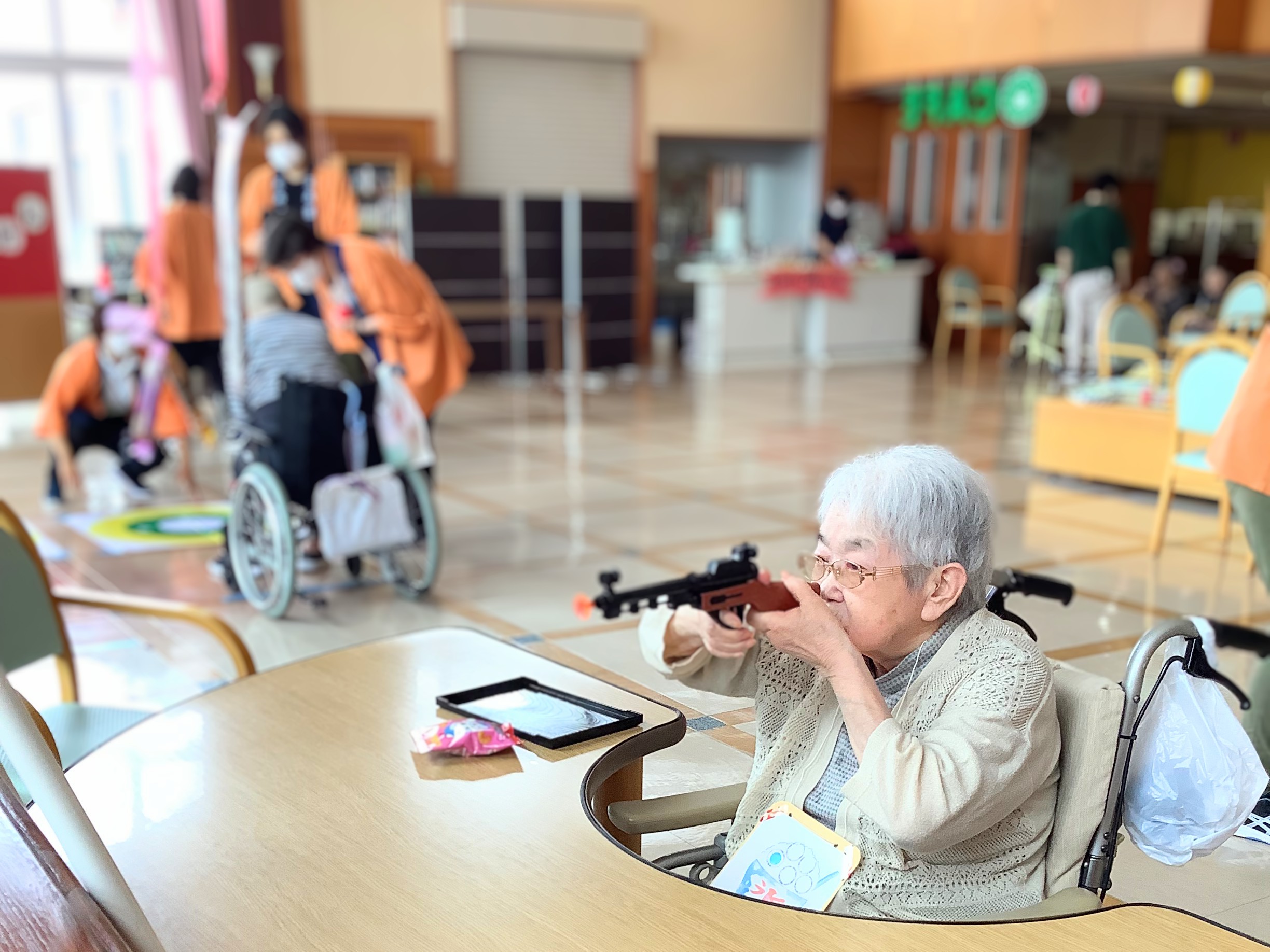 老人ホーム、イベントの様子